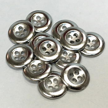 M-1211-D Metal Shirt Button, 1/2" - Priced Per Dozen